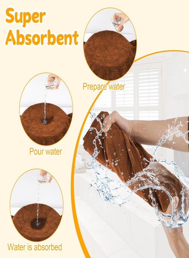Opvixi Dog Towels for Drying Dogs Large, Absorbent Microfiber Dogs Bath Towel, 40 x 24 Inch Soft Pet Grooming Towel, Dog Shower & Bath Supplies(Brown) - Image 4